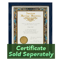 Custom Wood Certificate Frame